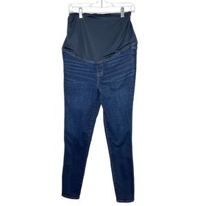 MADEWELL / maternity skinny dark wash jeans / 30